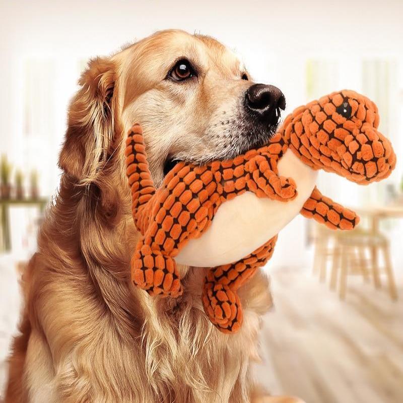 Plüsch Dinosaurier Hundespielzeug